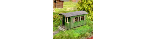 Stavebnice zahradní chaty ze starého vagónu, TT, Model Scene 91525