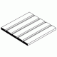 Bílé plastové desky s drážkami tvaru V, 150 x 300 x 0,5 mm, Evergreen 2020