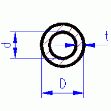 Trubky, měkká mosaz, L=300 mm, D=2,4 + 3,2 + 4 mm, K&S Engineering 5075