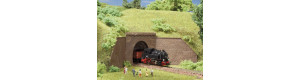 Tunelový portál jednokolejný, 2 kusy, N, Auhagen 44635