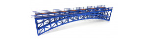 Most příhradový, hotový model, modrý, TT, BubiModel tt60056CM