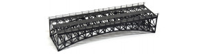 Most příhradový dvojkolejný, stavebnice, TT, BubiModel tt60190