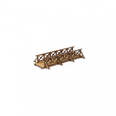 Dřevěný most - typ B, úzký, TT, JM Detail 325203