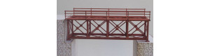Ocelový příhradový most, 152 mm, H0, KB Model 5418