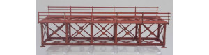 Ocelový příhradový most, 136 mm, TT, KB Model 4419