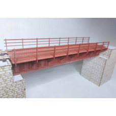 Ocelový příhradový most jednokolejný Okoč, H0, KB model 5423
