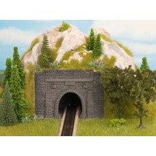 Tunelový portál jednokolejný, kamenný, 2 kusy, TT, Noch 48790