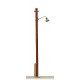 Pouliční lampa A - dřevěný sloup, žluté světlo, TT, JM Detail 312103
