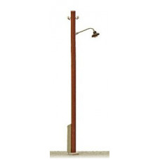 Pouliční lampa B - dřevěný sloup, bílé světlo, TT, DOPRODEJ, JM Detail 312204