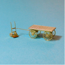 Nádražní vozík a rudl, stavebnice, TT, Miniatur MTL27