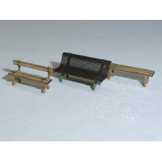 Lavičky dřevěné H0, IGRA MODEL 131019