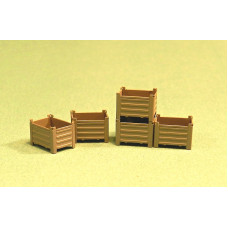 Stavebnice plechových beden MARS z leptu, H0, Miniatur MHL14