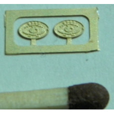 Výrobní štítky Lugansk, 2 kusy, H0, Lepieš H0052