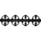 Kotvička s konzolou v černé barvě, TT, Haedl 913003-02