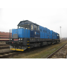 Stavebnice motorové lokomotivy řady 742 "Batoh", H0, DK model H00209