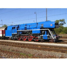 Stavebnice parní lokomotivy řady 477.0, 1. série, "Papoušek", s pojezdem, TT, DK model TT0102