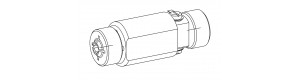 Náhradní díl, motor se setrvačníky do lokomotivy T 466.2 "Kocour", Tillig 202375