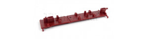 Náhradní díl, spodní kryt podvozku pro parní lokomotivu BR 89, červenohnědý, TT, Tillig 306048