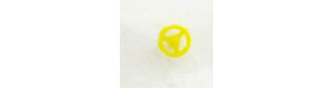 Náhradní díl, kolo ruční brzdy pro vozy Tillig, TT, žluté, Tillig 316590-1018