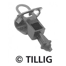 Náhradní díl, spřáhlo START třmenové, uchycení s pružinkou v domečku, TT, Tillig 210190