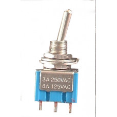 Přepínač dvoupolohový jednopólový, 3 piny, ES Pečky 19742
