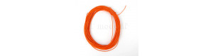 FLEXL10 O kabel 10 m oranžový, průřez 0,05 mm, Zimo FLEXL10O