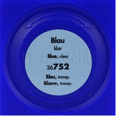 Barva akrylová, transparentní modrá, 18 ml, Revell 36752