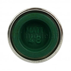 Barva emailová, matná mořská zelená (sea green mat), 14 ml, č. MATT 48, Revell 32148