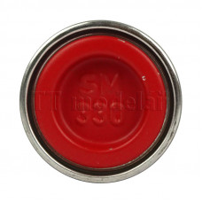 Barva emailová, hedvábná ohnivě rudá (fiery red silk), 14 ml, č. SM 330, Revell 32330
