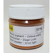 Pigment práškový, cihla světlá, 50 ml, Polák 5778