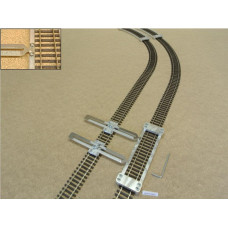 Šablona pro pokládání kolejí, rovná, pro koleje H0 PIKO flexi, délka 150 mm, H0, KaModel H0/P/L150/C1