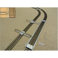 Šablona pro pokládání kolejí, rovná, pro koleje H0 PECO flexi, délka 300 mm, H0, KaModel H0/PE/L300/C1