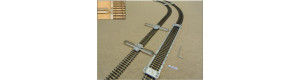 Šablona pro pokládání kolejí, rovná, pro koleje H0 PECO flexi, délka 300 mm, H0, KaModel H0/PE/L300/C1