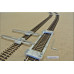 Šablona pro pokládání kolejí, rovná, pro koleje H0 ROCO LINE flexi, délka 150 mm, H0, KaModel H0/R/L150/C1