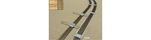 Šablona pro pokládání kolejí, rovná, pro koleje H0 ROCO LINE flexi, délka 300 mm, H0, KaModel H0/R/L300/C1