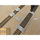 Šablona pro pokládání kolejí, rovná, pro koleje H0 TILLIG ELITE flexi, délka 150 mm, H0, KaModel H0/T/L150/C1