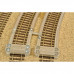 Set kolejových šablon obloukových pro flexikoleje Kuehn/Roco, R 321 až 453,27 mm, 4 kusy, TT, KaModel TT/K/SET