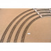 Set kolejových šablon obloukových pro flexikoleje Tillig, R 267 až 396 mm, 4 kusy, TT, KaModel TT/T/SET
