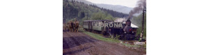 Pohlednice, vlak do Kyslinky vede viglašská kolbenka - říjen 1972, Corona CPV021