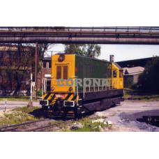 Pohlednice, motorová lokomotiva T 458.1502 v NH Ostrava - květen 1999, Corona CPV002