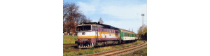 Pohlednice, motorová lokomotiva 750.225 ve st.Hlinsko v Čechách-listopad 2000, Corona CPV031