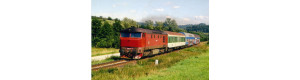 Pohlednice, motorová lokomotiva 749.252 u Hořic na Šumavě - srpen 2007, Corona CPV046