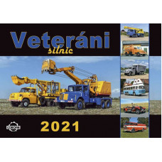 Kalendář nástěnný 2021, A3, "Veterání silnic", Jiří Šmíd, Corona
