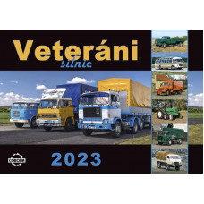 Kalendář nástěnný 2023, A3, "Veteráni silnic", Jiří Šmíd, Corona