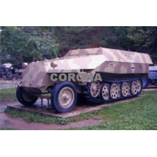 Pohlednice, obrněný kolopásový transportér Sd Kfz 251, Corona CPM007