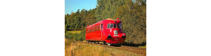 Pohlednice, vůz Slovenská strela M 290.002, Lužná u Rakovníka, Letohradský železniční klub Motorový 100-2021