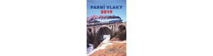 Nástěnný kalendář Parní vlaky 2019, krátký karton, DOPRODEJ, Carpe Diem