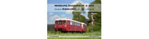 Nástěnný kalendář "Modelová železnice TT 2025", A4, Trainmania, TR-KAL-2025