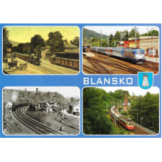 Pohlednice s železniční tématikou, Blansko, TT modelář Blansko