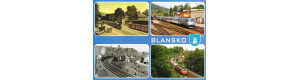 Pohlednice s železniční tématikou, Blansko, TT modelář Blansko